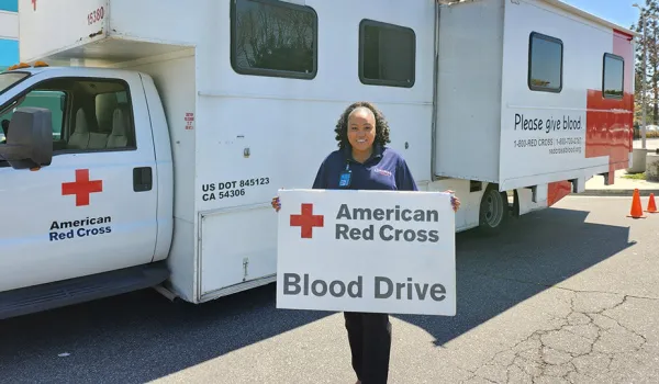 Concorde-Garden Grove Partners with American Red Cross Bloodmobile