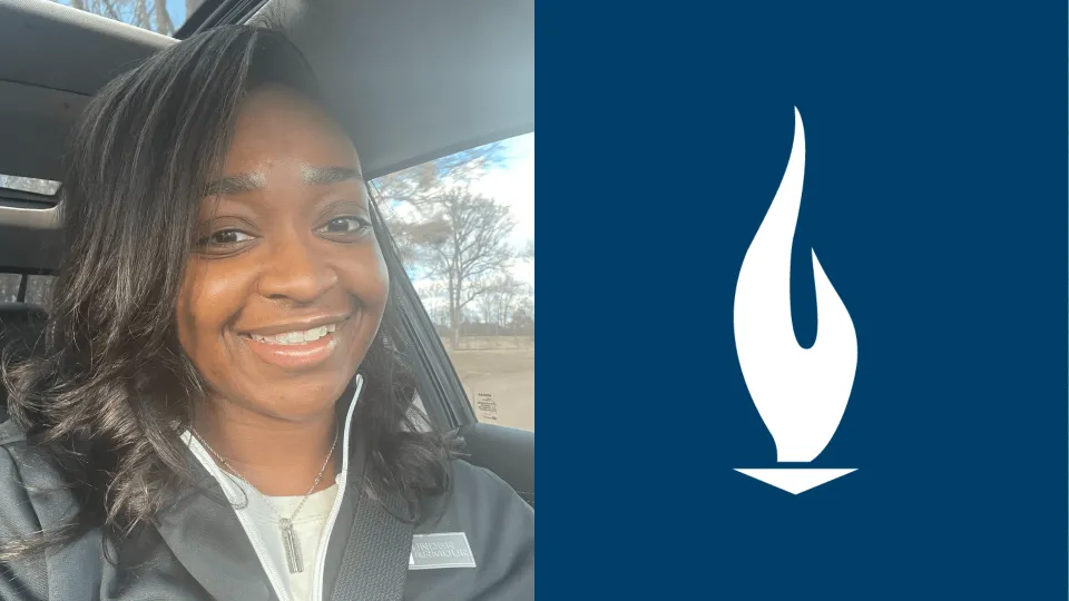 Victoria Frieson Blog Header Victoria Frieson, a Concorde Graduate, smiles for the camera.