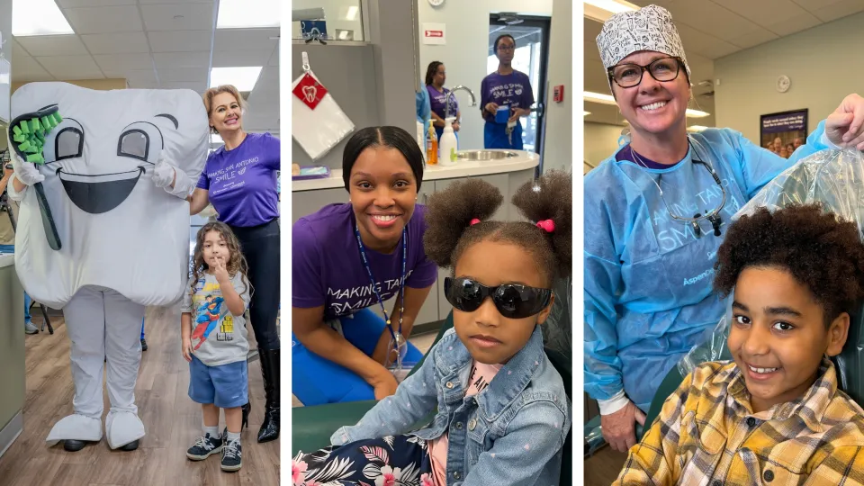 February Concorde Smile Events Collage