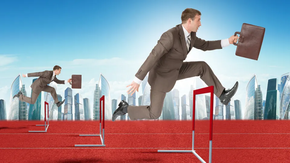 Avoid Job Hopping Tips Concorde Career College Job hopping man in suit Concorde Career College