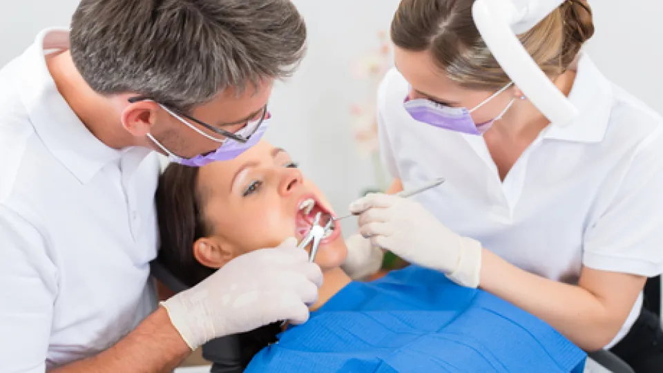 Dental assistants aid in patient care.