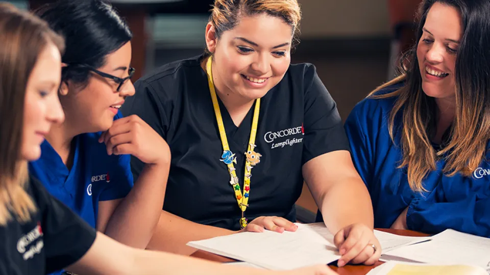 healthcare training students class career college