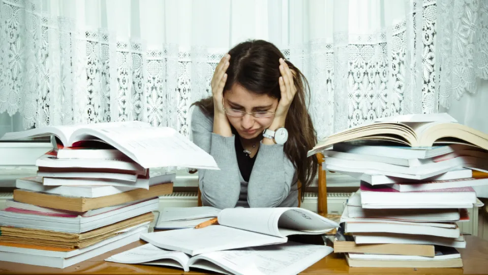 stressed student stressed student